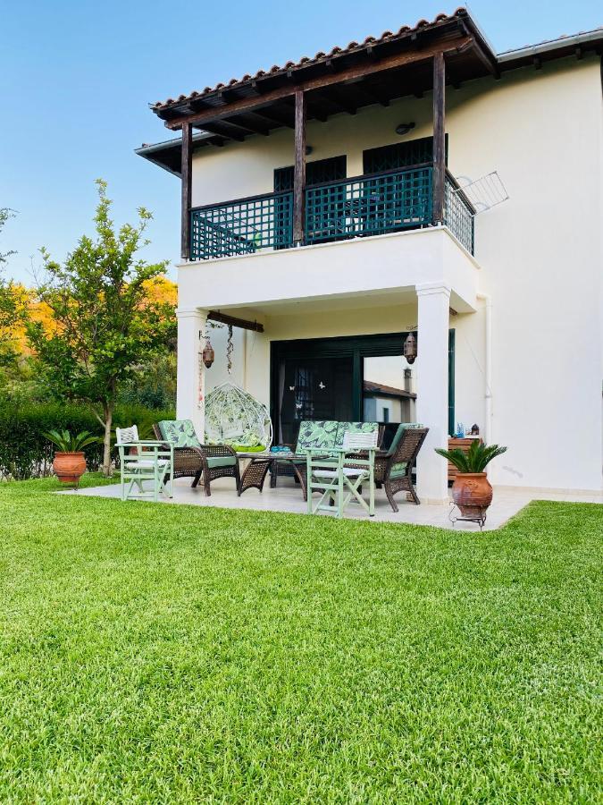 Detached Villa With Sea View ハニオティス エクステリア 写真