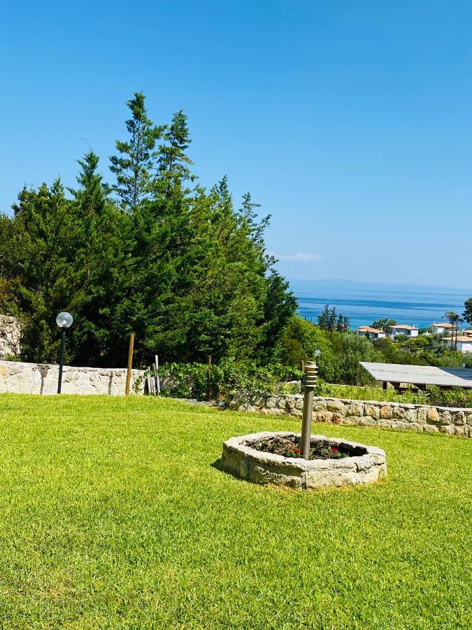 Detached Villa With Sea View ハニオティス エクステリア 写真