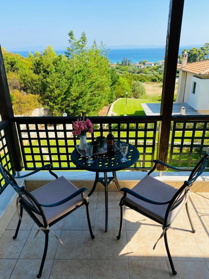 Detached Villa With Sea View ハニオティス エクステリア 写真