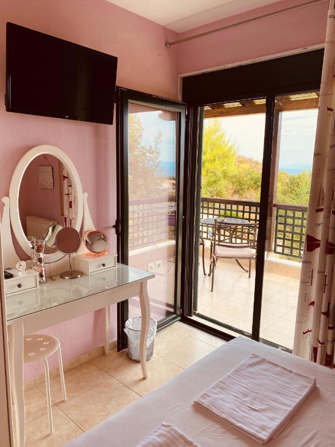 Detached Villa With Sea View ハニオティス エクステリア 写真