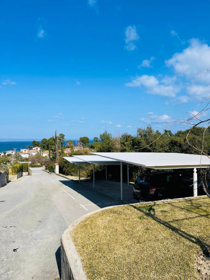Detached Villa With Sea View ハニオティス エクステリア 写真